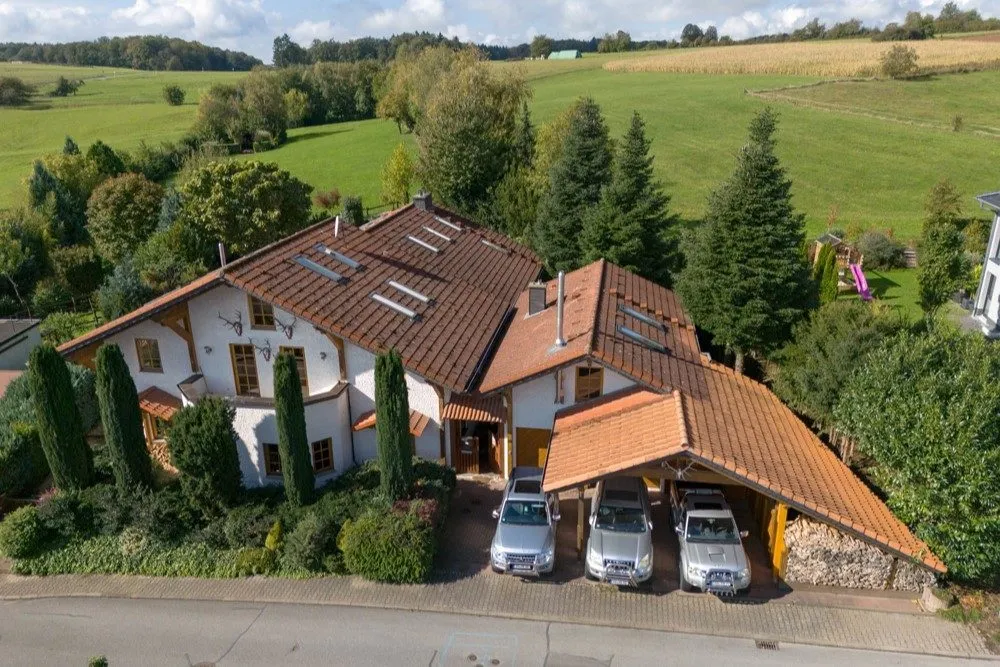 Aufsicht Straße Immobilienangebot - Höchst im Odenwald / Hummetroth - Alle - Landhaus mit Gästehaus, ca. 8088 m² Grund