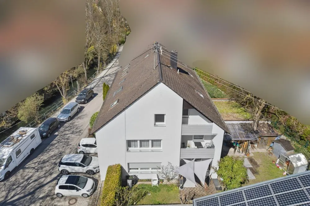Immobilienangebot - Ismaning - Alle - Bezugsfreie 3 Zimmer DG Wohnung mit Südbalkon inkl. Stpl